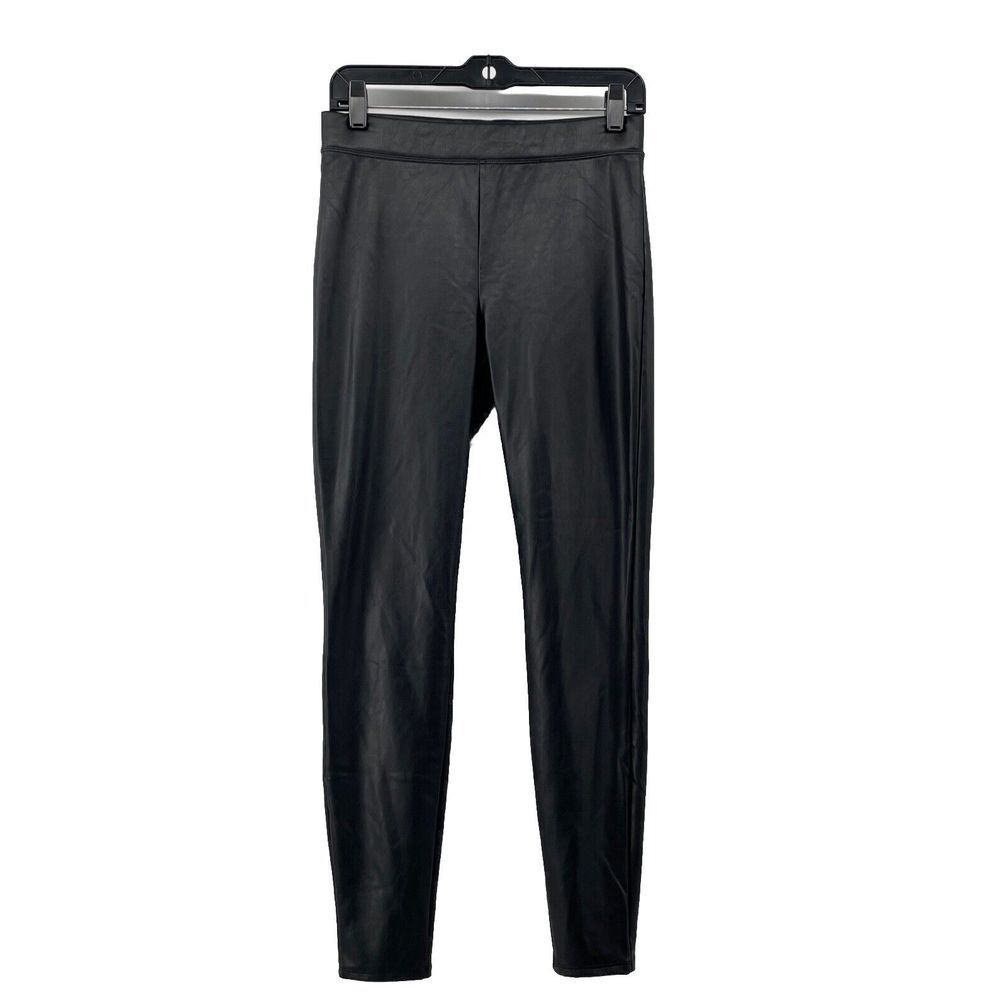 EXPRESS High Rise Legging Women's Small Vegan Leather Goth Vamp Moto‎ Capsule